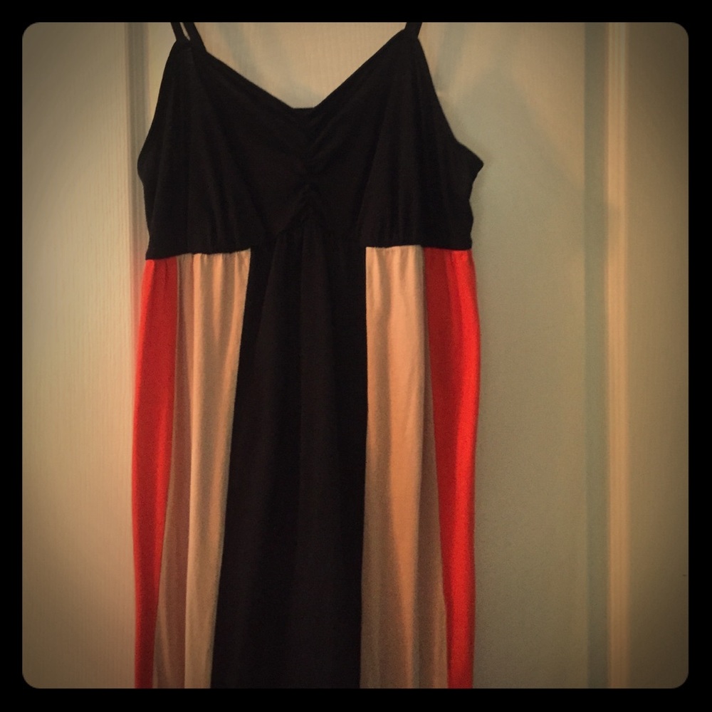Color Block Maxi