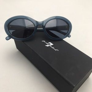 7 For All Mankind Blue Sunglasses