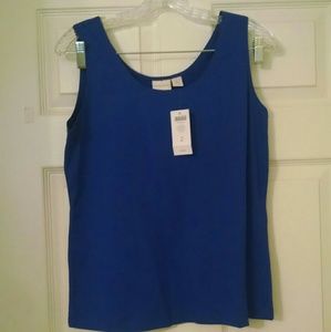 NWT Chico's royal blue tank top