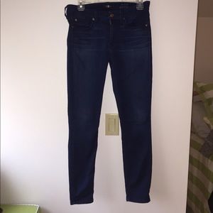 7 for all mankind skinny ankle jeans
