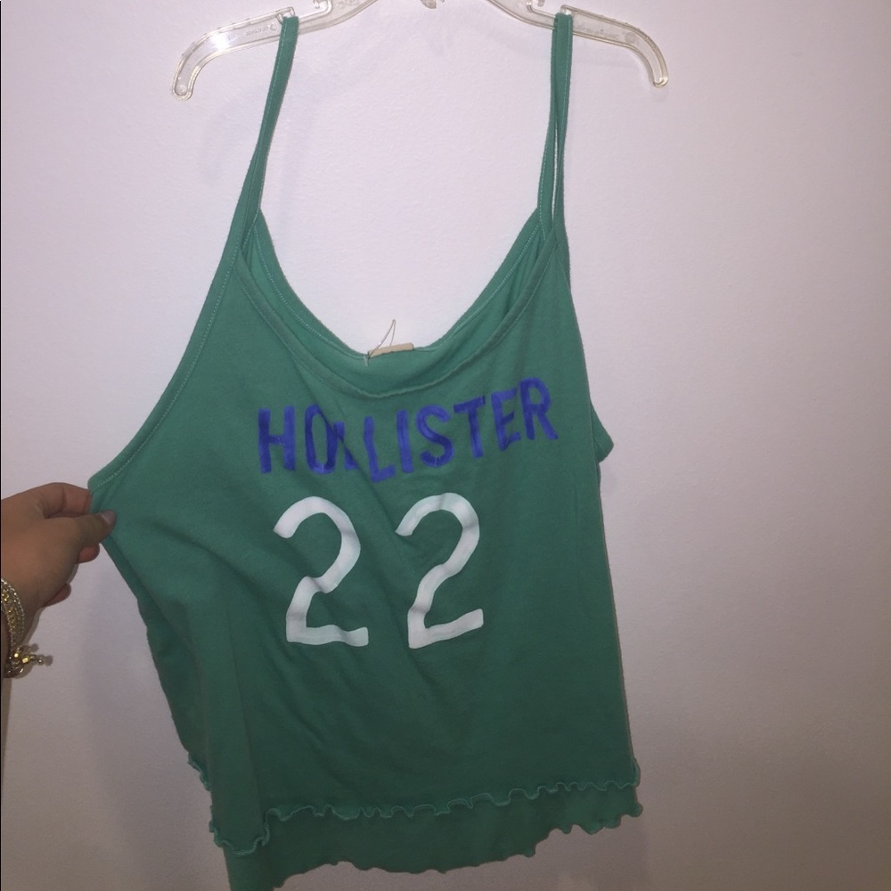 Hollister blue tank top