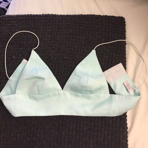 Tourquise crop top From Tobi.com