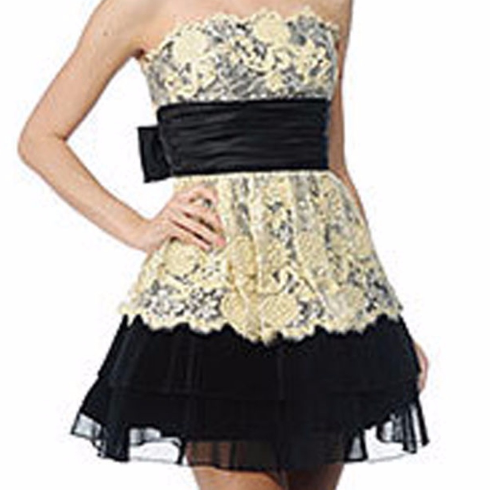 BETSEY JOHNSON lace corset dress sz. 4 NEW