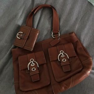 Coach purse and wallet