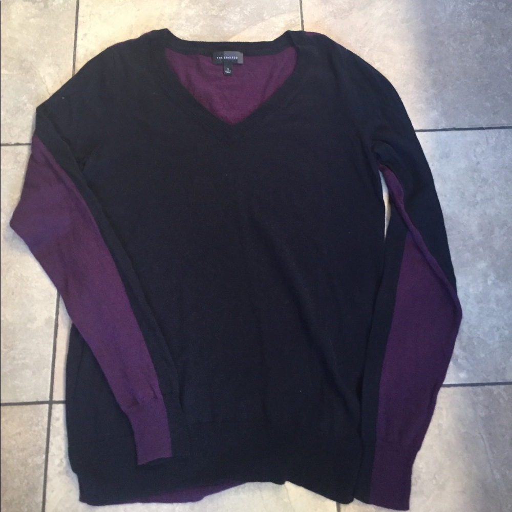 Limited navy and wine colored sweater