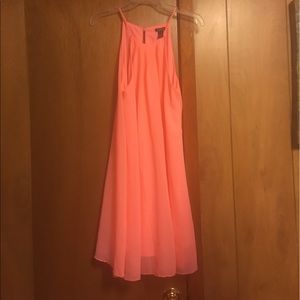 Coral summer dress