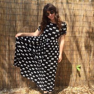 Lazy Oaf naughty eyeball maxi dress