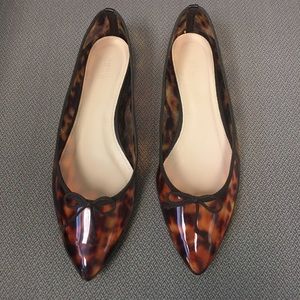 J. Crew Gemma tortoise flats