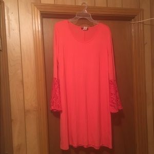 Coral dress