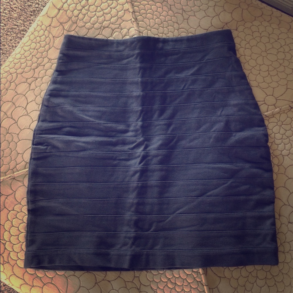 Express gray mini skirt