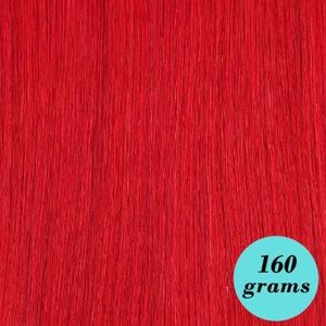 Leyla Milani Clip In Hair Extensions FIRE RED, 20"