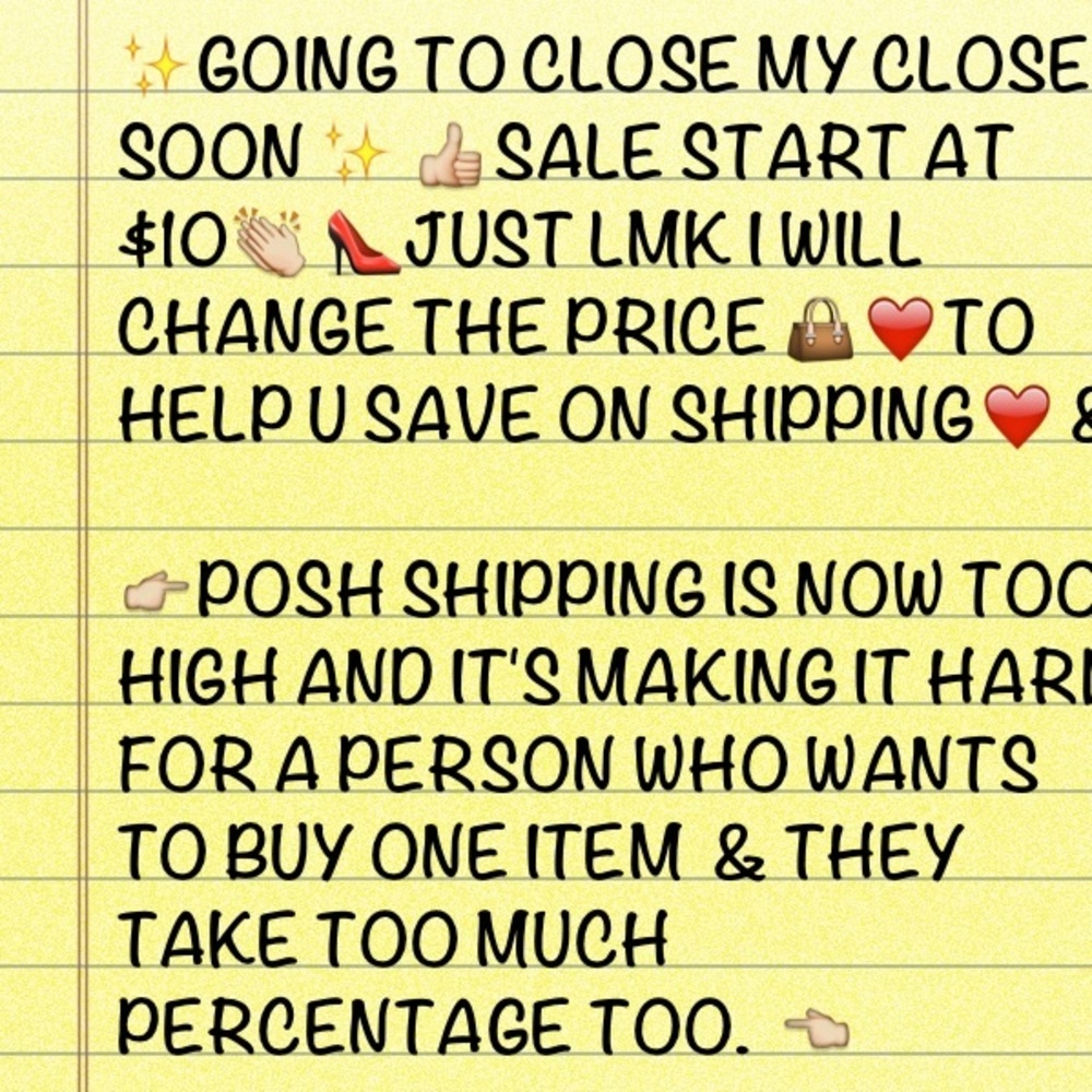 CLOSING CLOSET SALE😕😕😕