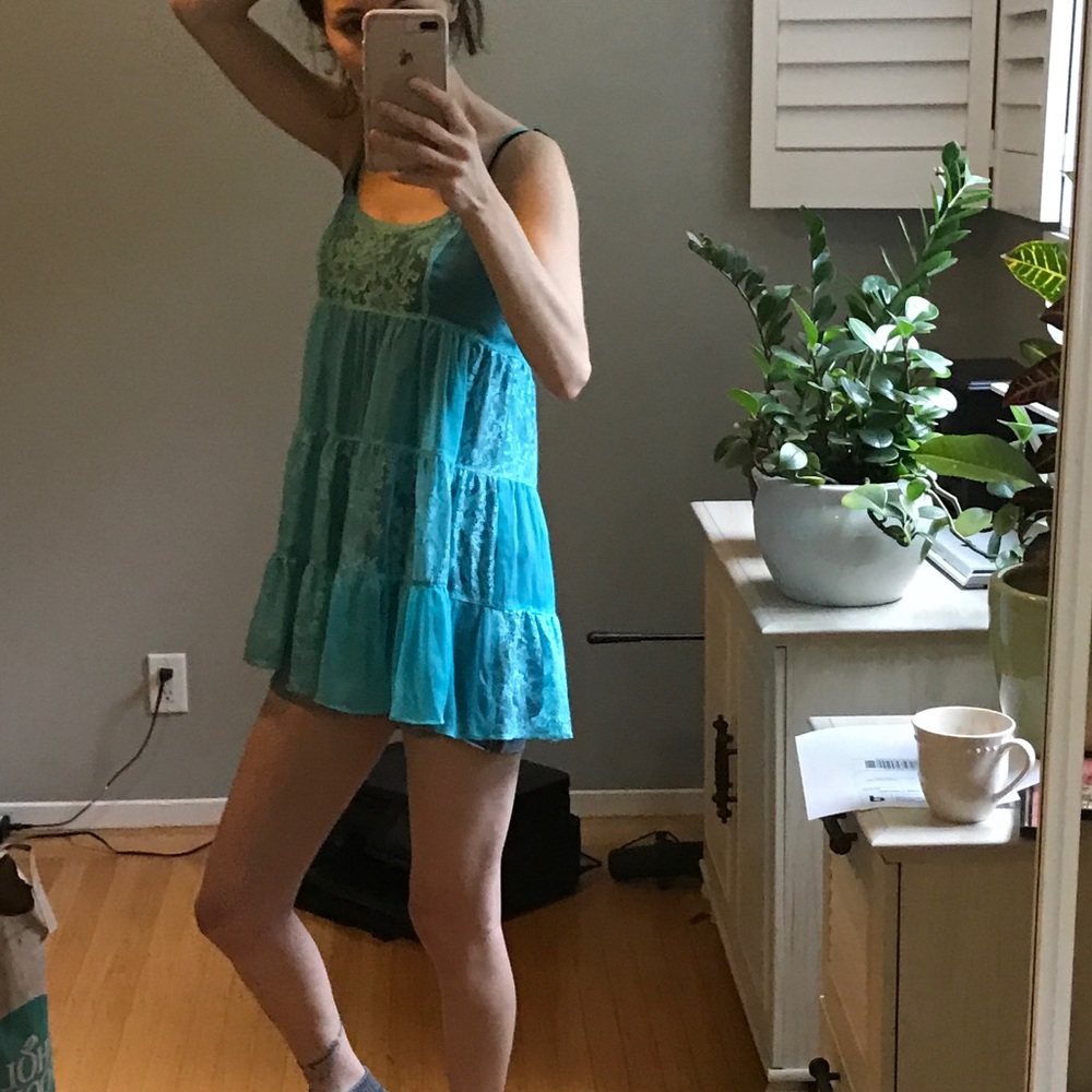 Free people aqua slip