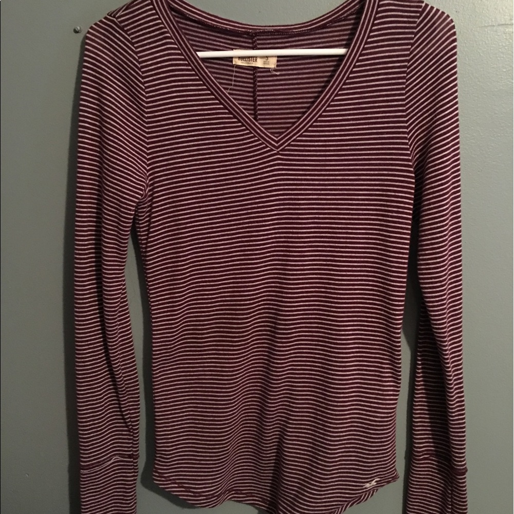 striped long sleeve T