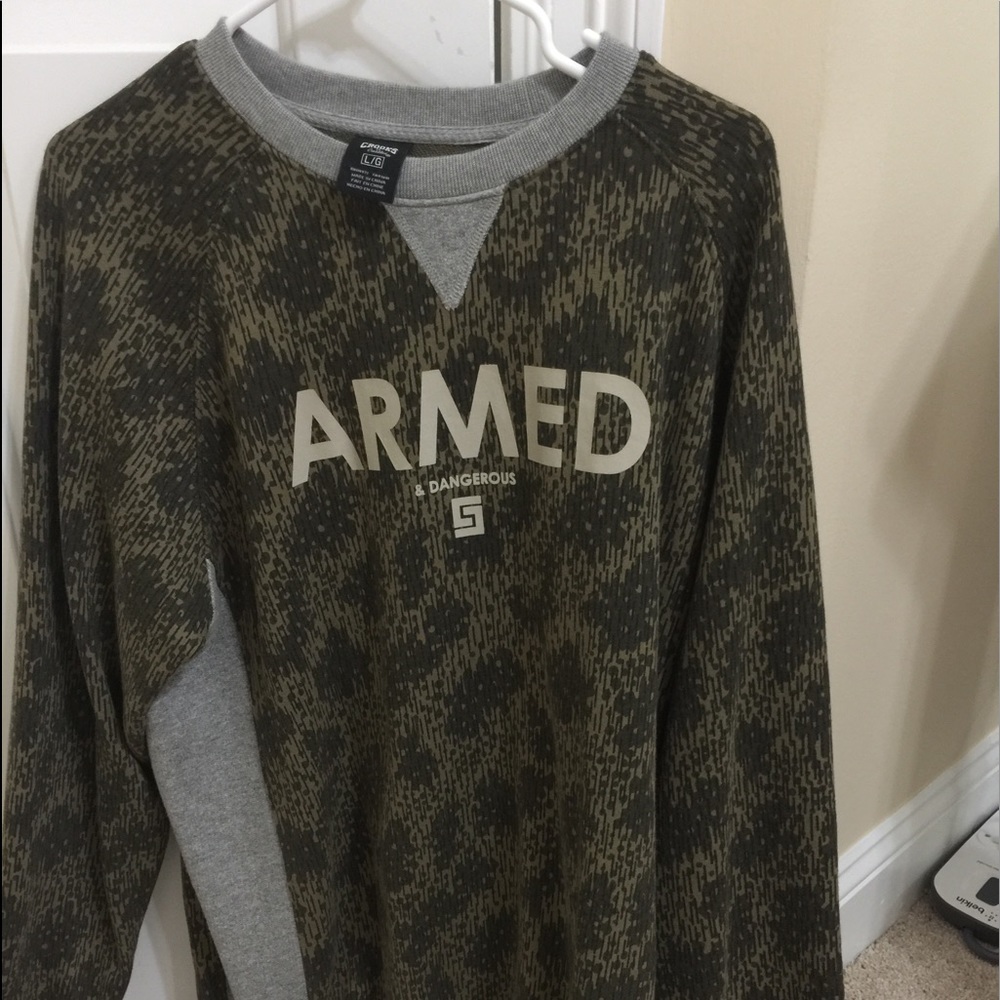 Crooks and Castles Camouflage Sweat Shirt