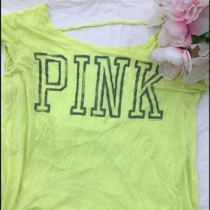Neon yellow VS Pink shirt