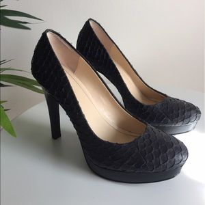Calvin Klein Leather Heels - Black - Size 9
