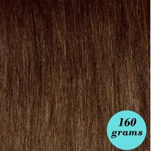 Leyla Milani Clip In Hair Ext, MEDIUM CHESTNUT,20"