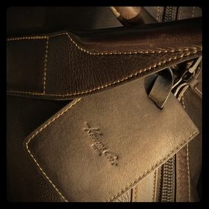 Kenneth Cole Leather Duffle Bag