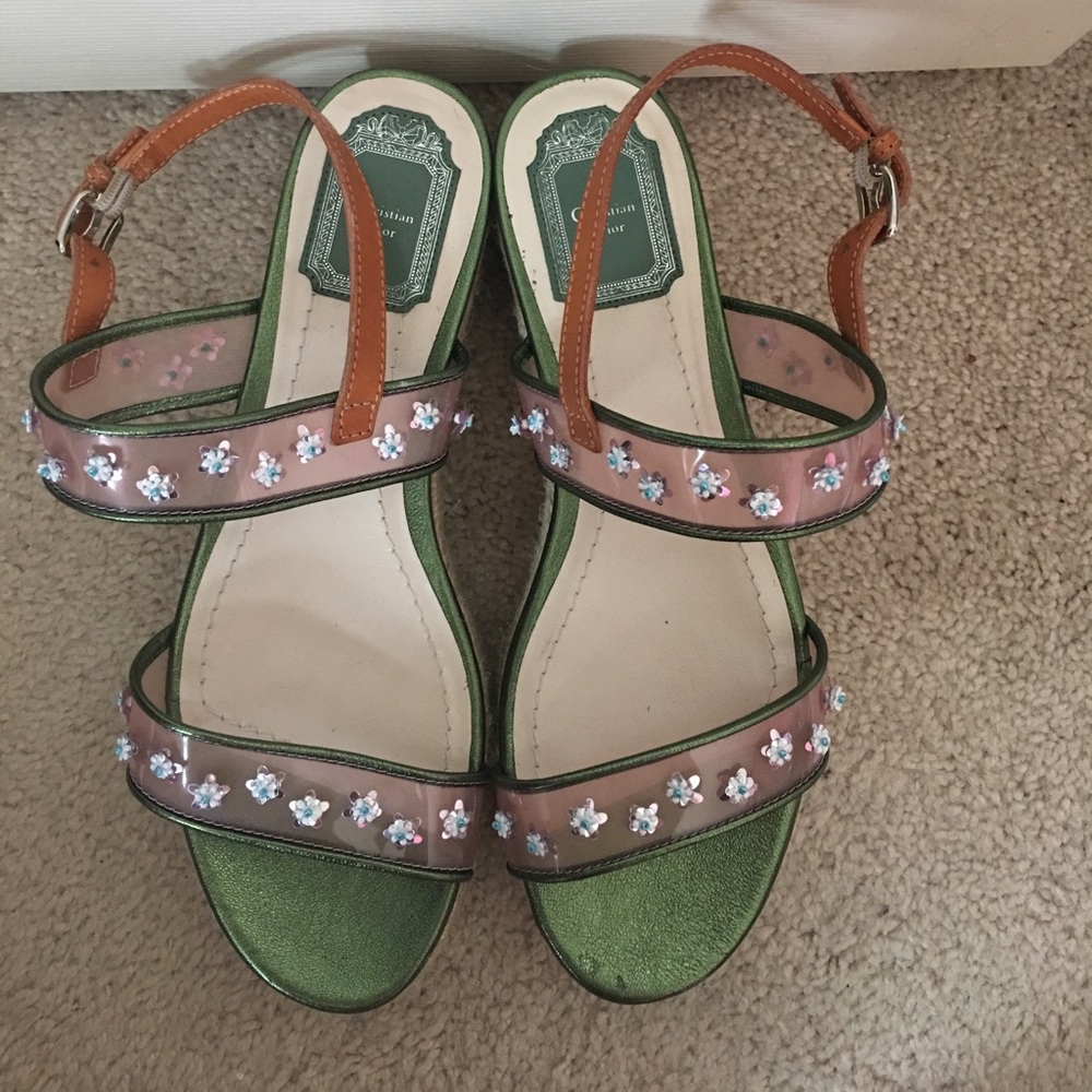 Christian Dior sandal espadrilles