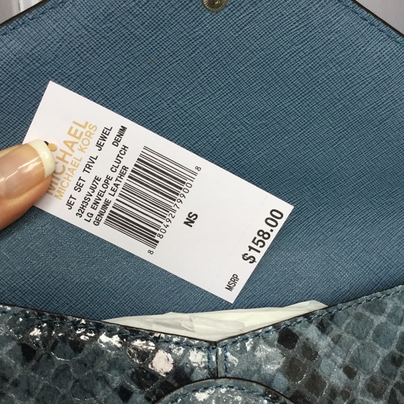 SOLD!! NWT!  Michael Kors leather & stones - Picture 3 of 5