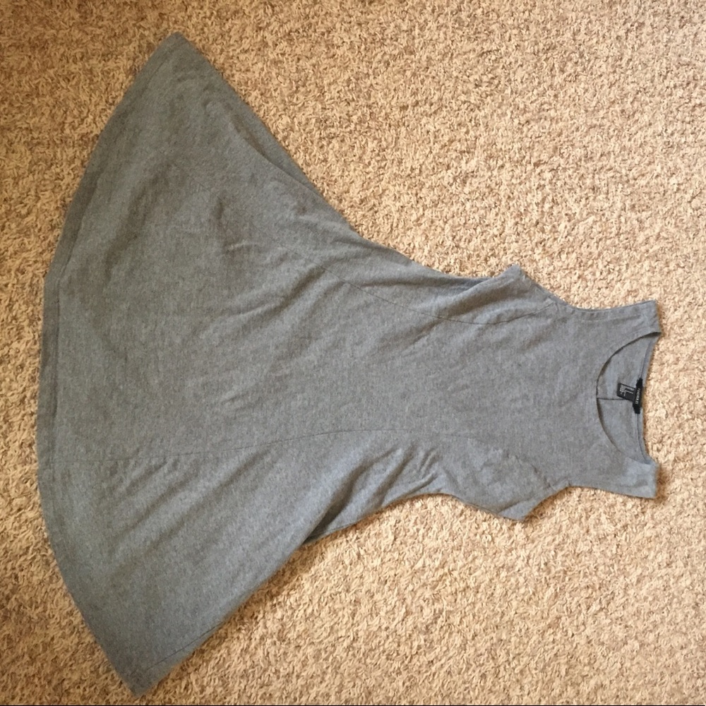 Grey sleeveless dress