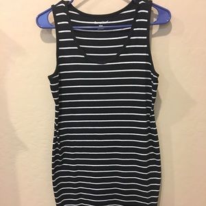 Bump Start Striped Maternity Dress