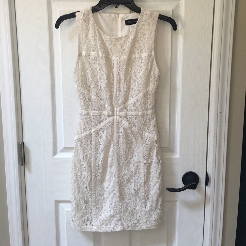Lace ivory dress