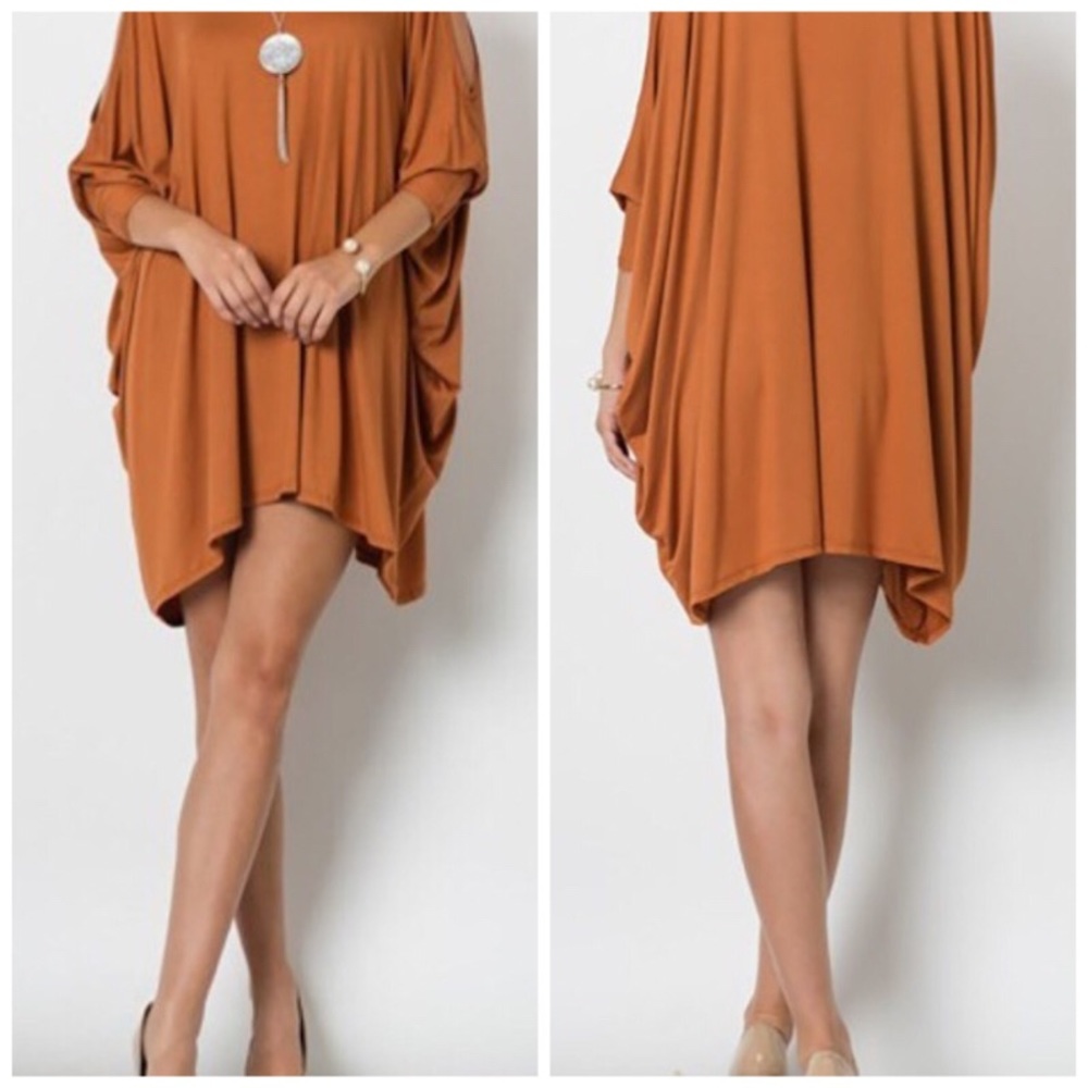Rust Casual Dress
