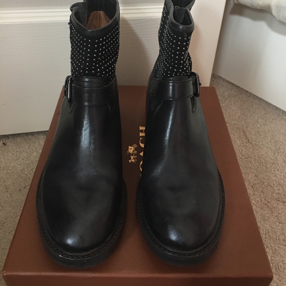 Coach leather boots - Picture 1 of 7