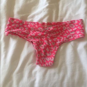 Hot Pink Cheetah Print Low Rise Cheekster Panty
