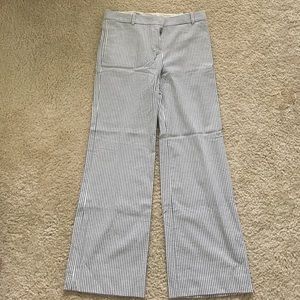 Searsucker wide leg pant