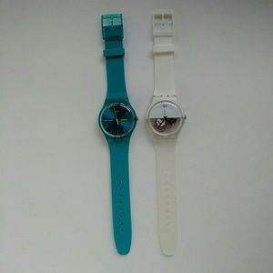 *CHOICE* Turquoise Rebel or Art Drop Swatch Watch