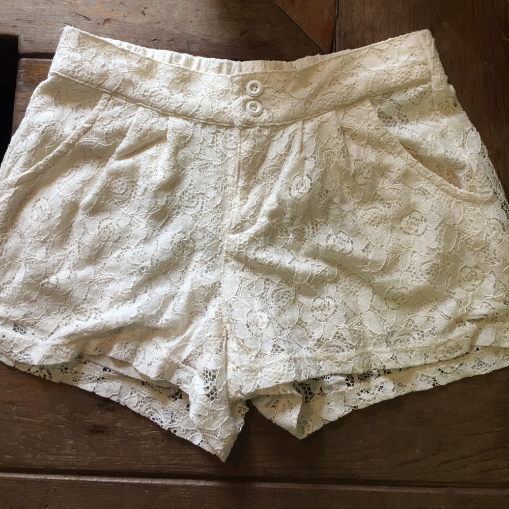Lace summer shorts!