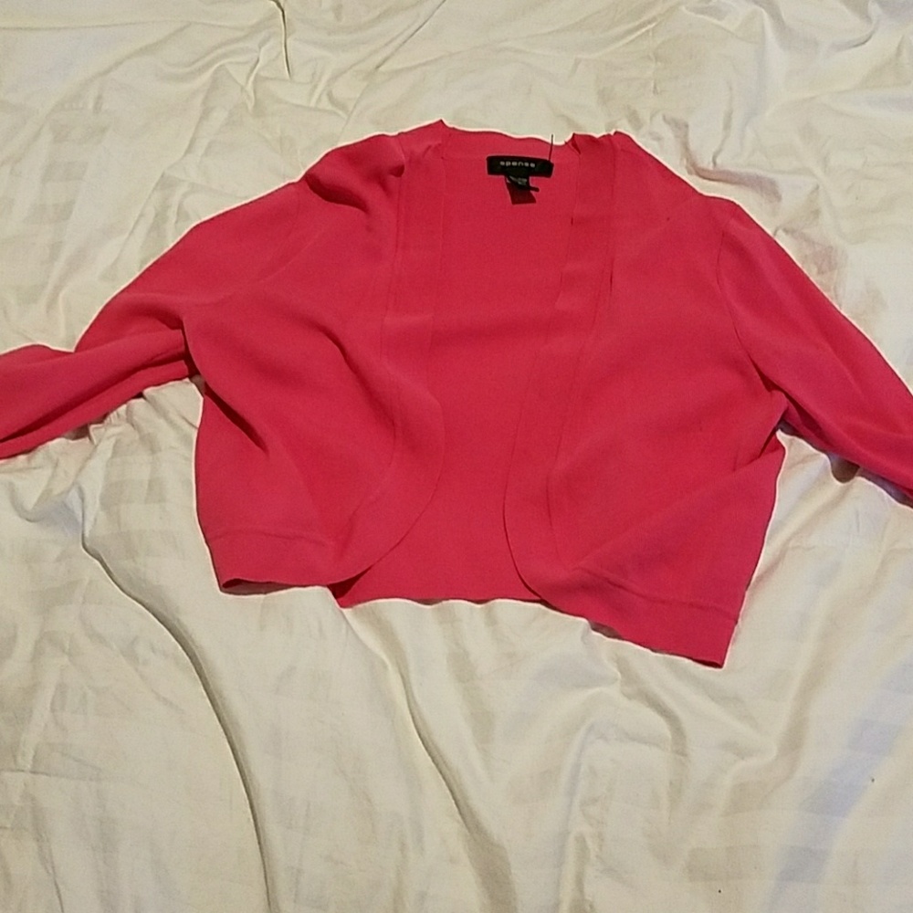 This is a pink cardagin