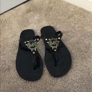 Michael Kors jelly style flip flops