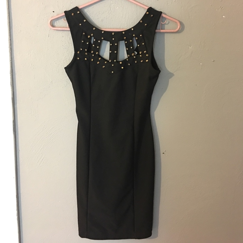 Black cocktail dress