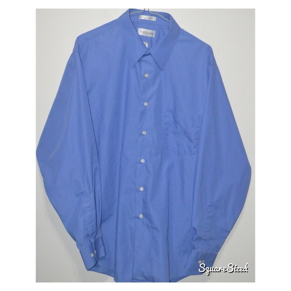 Van Heusen Men's dress shirt- Blue size 34/35 - Picture 1 of 2