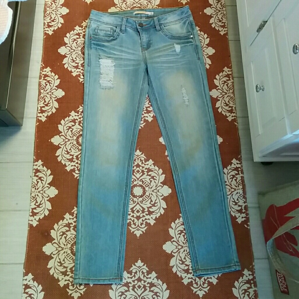 Jou Jou Light Wash Denim Jeans