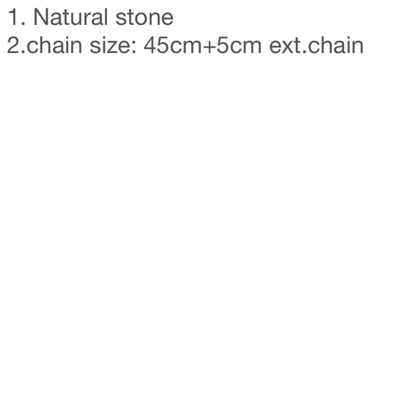 Natural Stone Quartz Crystal Necklace - Picture 6 of 6