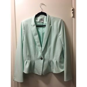 Mint Blazer By Worthington