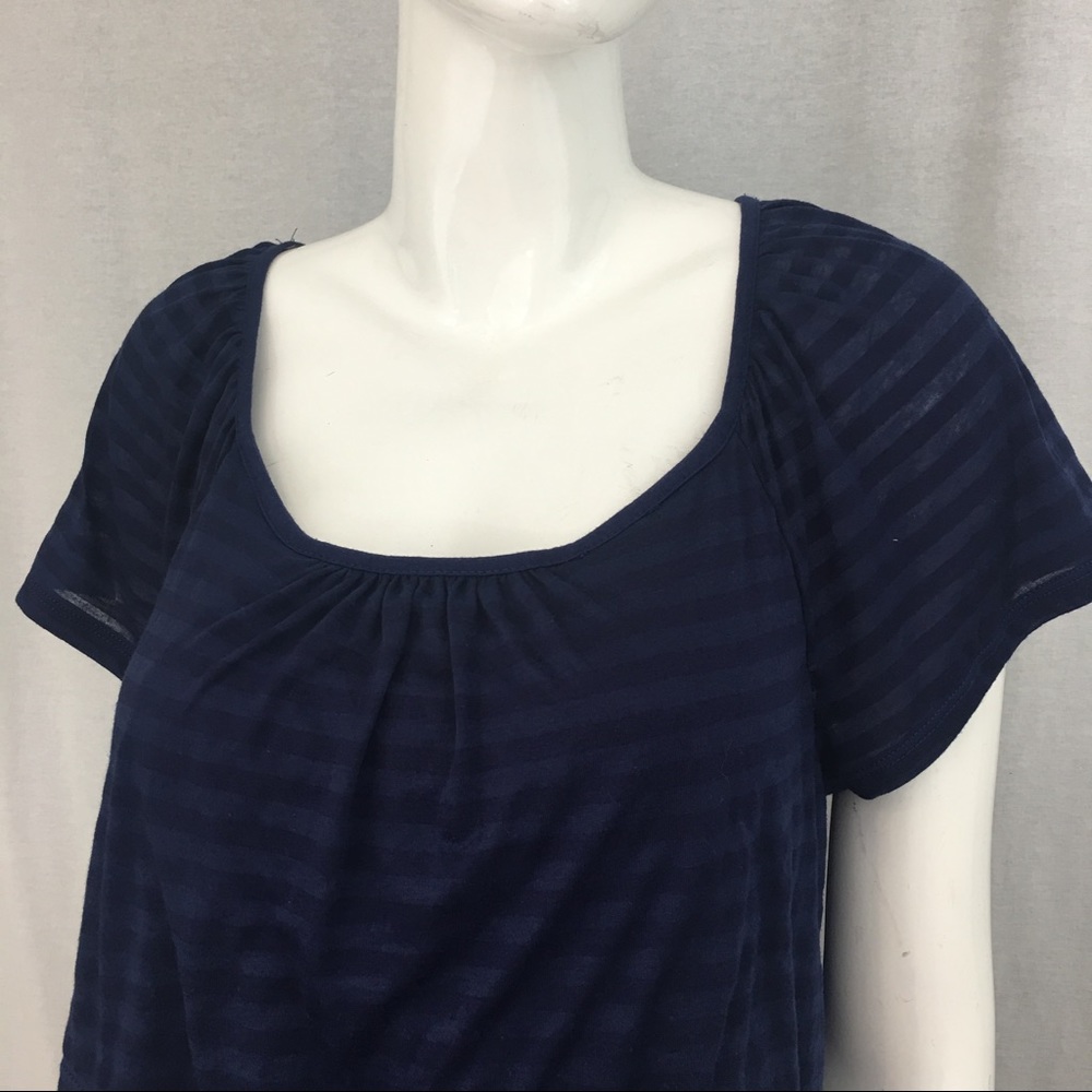 SOLD ⭐️Sz 1X 16W Faded Glory Ruffle Cap Sleeve Top - Picture 4 of 7
