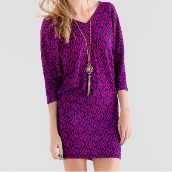 Francesca's Collections Dresses & Skirts - Francesca's FONTANA Spring Berry Sweater Dress M