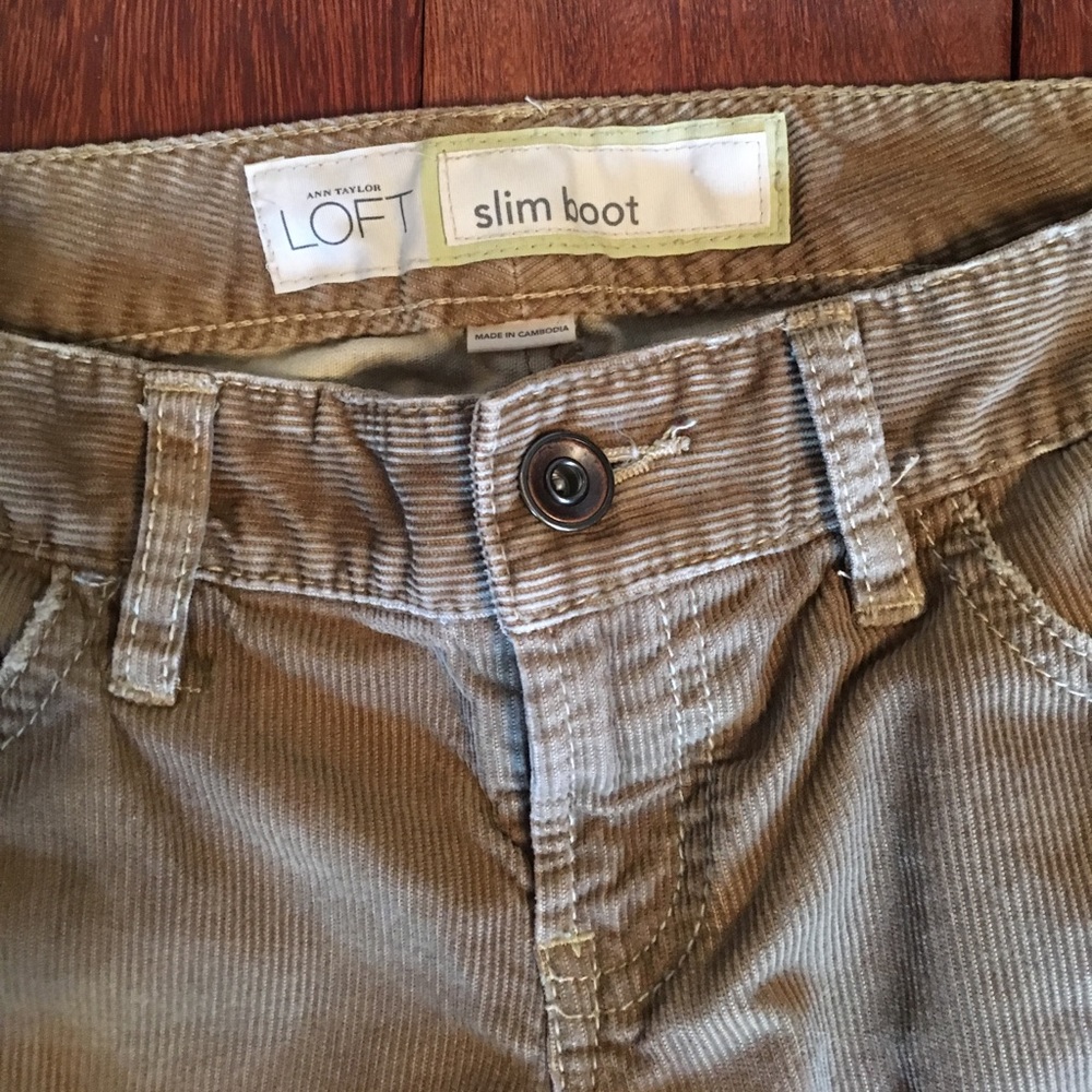 And Taylor loft corduroy pants - Picture 2 of 4