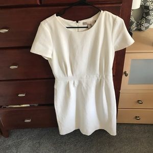 White tailored dress