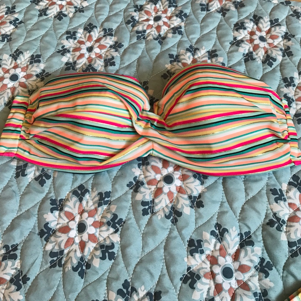 VS Striped Bikini Top