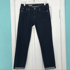 AG stilt roll up crop cigarette jean