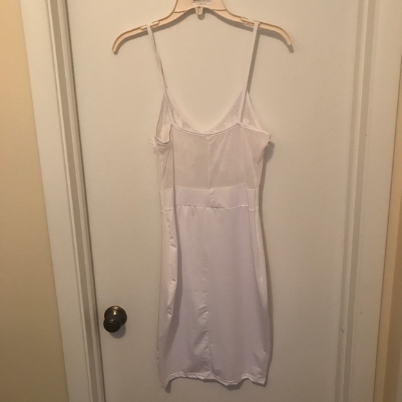 NWT sexy mesh white lace midi dress - Picture 3 of 4