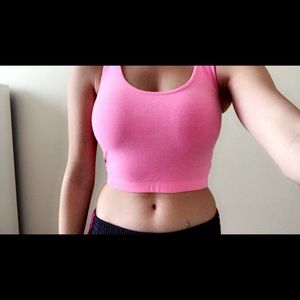 Pink Crop Top
