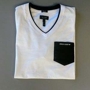 Armani Jeans V-Neck with Pocket
